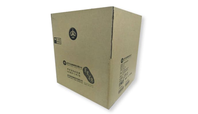 瓦楞紙酒品禮盒 瓦楞紙箱-單色印刷用